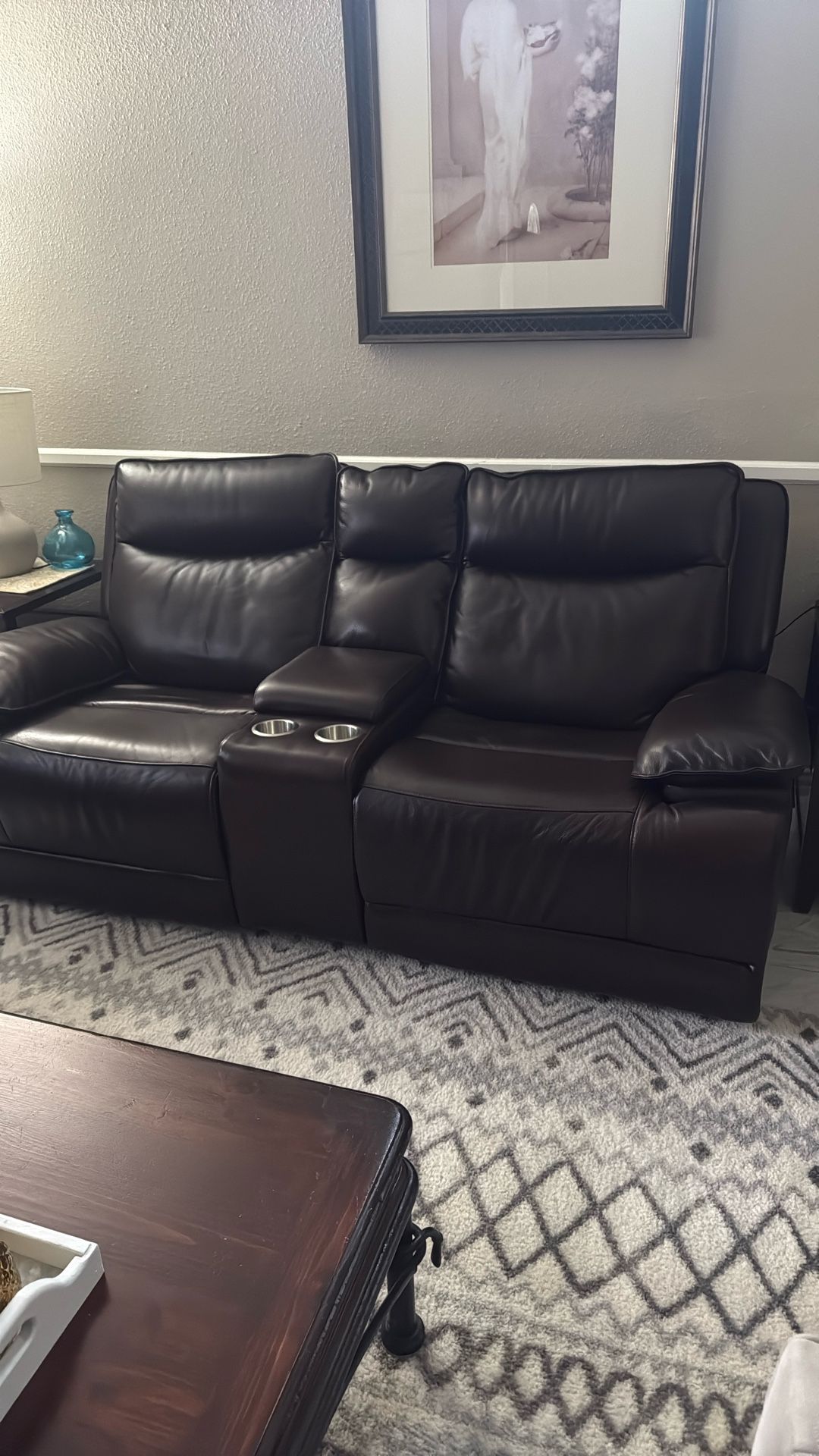 Loveseat And Recliner Chair