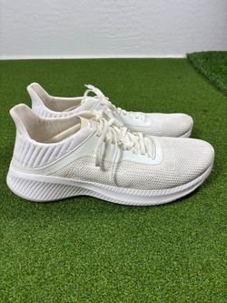 OluKai Island Hopper Men’s Size 13 White Knit Sneakers Shoes 10543 Drop In Heel