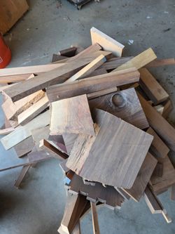 Free scrap hardwood