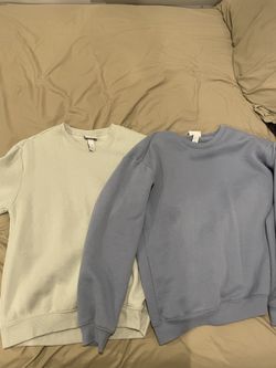 Light Blue And Light Green Crewneck