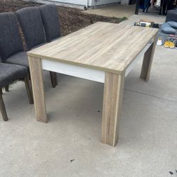 Dining table with chairs