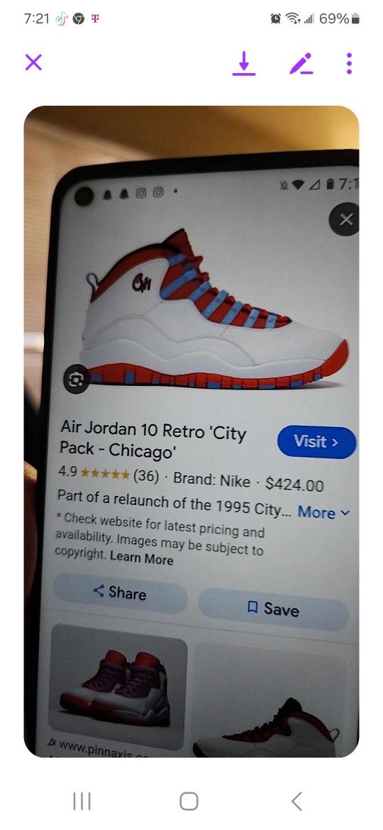 Air Jordan10 Retro City Park Chicago