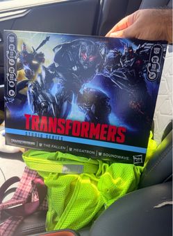 Transformers Studio Series The Fallen Megatron Soundwave Set