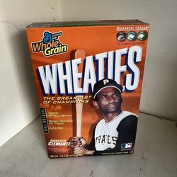 Unopened Wheaties Cereal Box Of Roberto Clemente