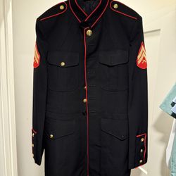 USMC Marine Corps Blues Uniform Jacket Trousers