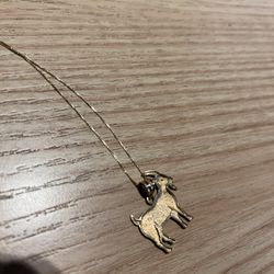 14k Gold Chain With Pendant 