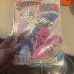 Superman and Batman comic