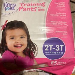 Tippy Toes Training Pants For Girls 2T-3T