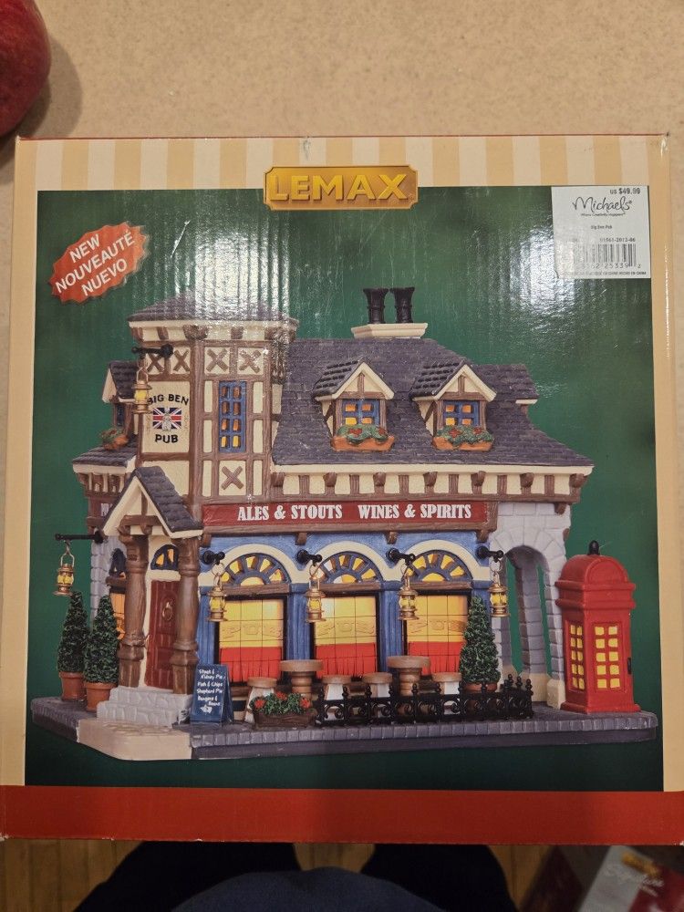 Lemax Village Big Ben Pub