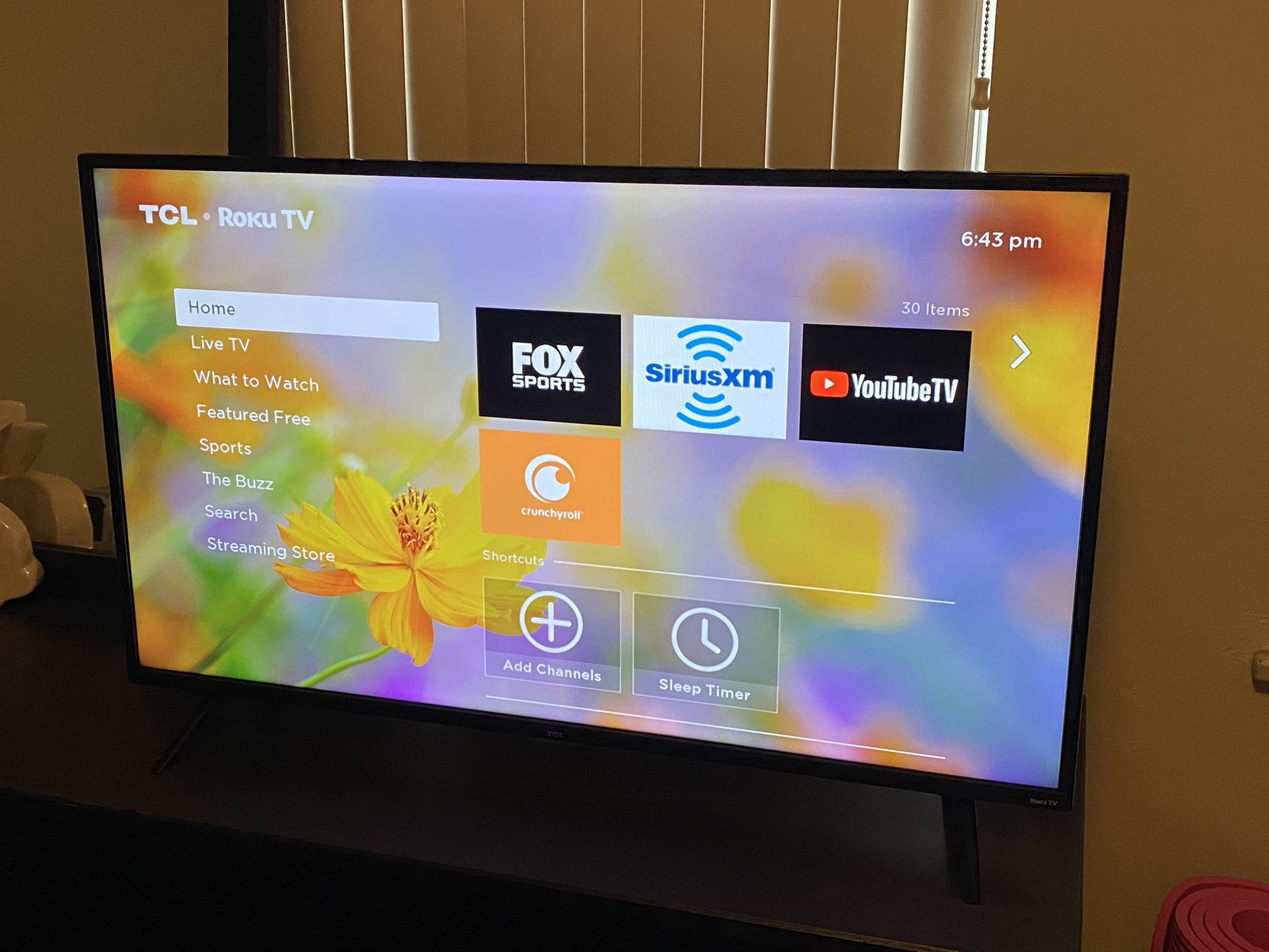 Samsung 42 Inch LED TV & TCL 40 Inch Roku Smart TV