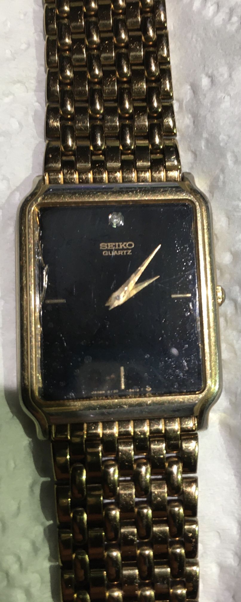 SEIKO QUARTZ TANK WATCH