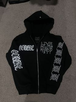 KEN CARSON CHAOS TOUR MERCH BLACK ZIP UP MEDIUM