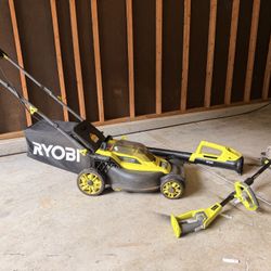 Lawn Mover + Accessories 