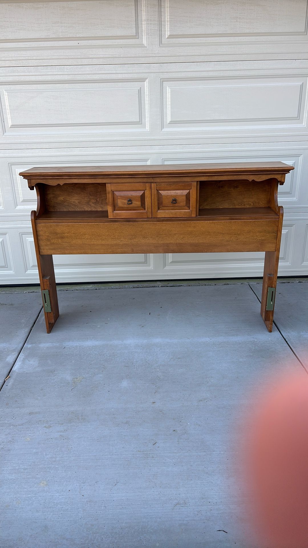 Queen size maple headboard