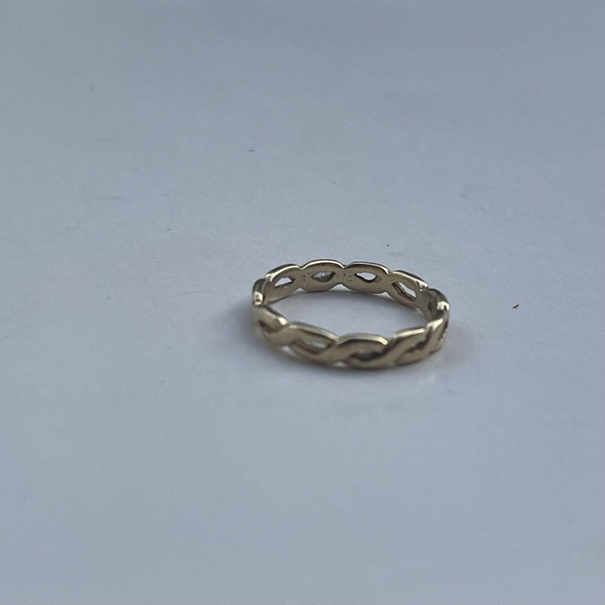 100% Authentic 14kt Gold Women’s Pinky Ring