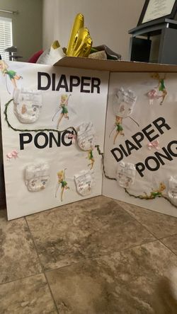 Baby shower cup pong