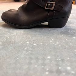 Black Low Heel Booties