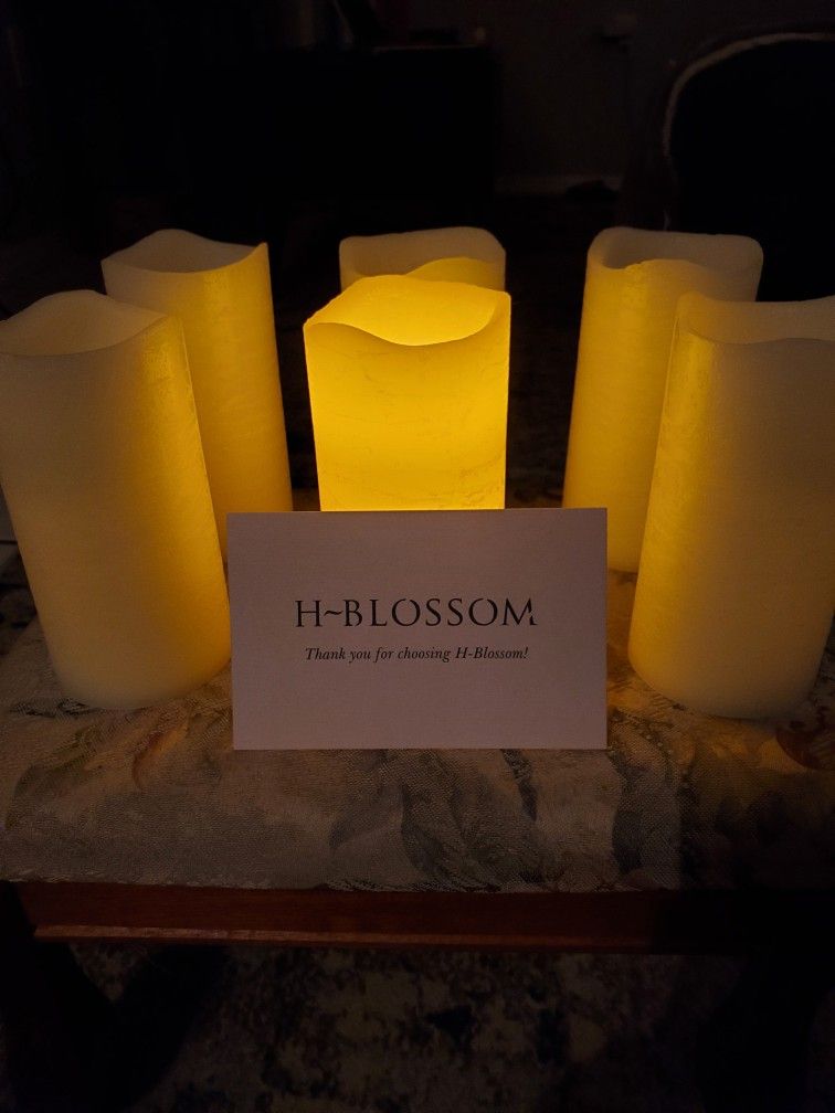 6 Battery Operated Candles