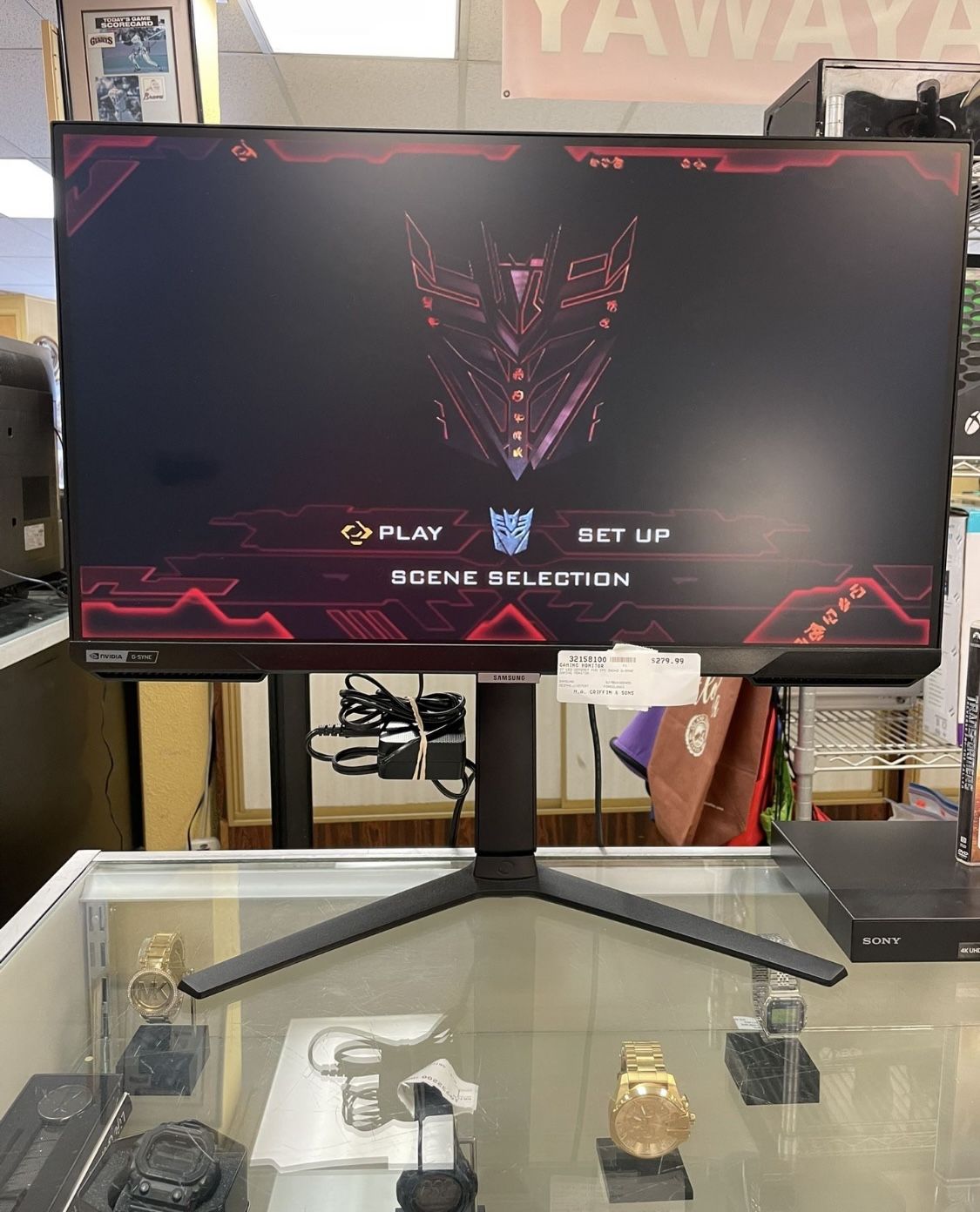 Samsung 27” Odyssey FHD IPS 240Hz G-Sync Gaming Monitor 