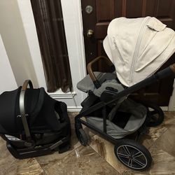 Nuna MIXX Stroller Travel System Color Birch