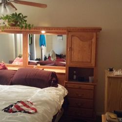 King Size Oak Headboard 