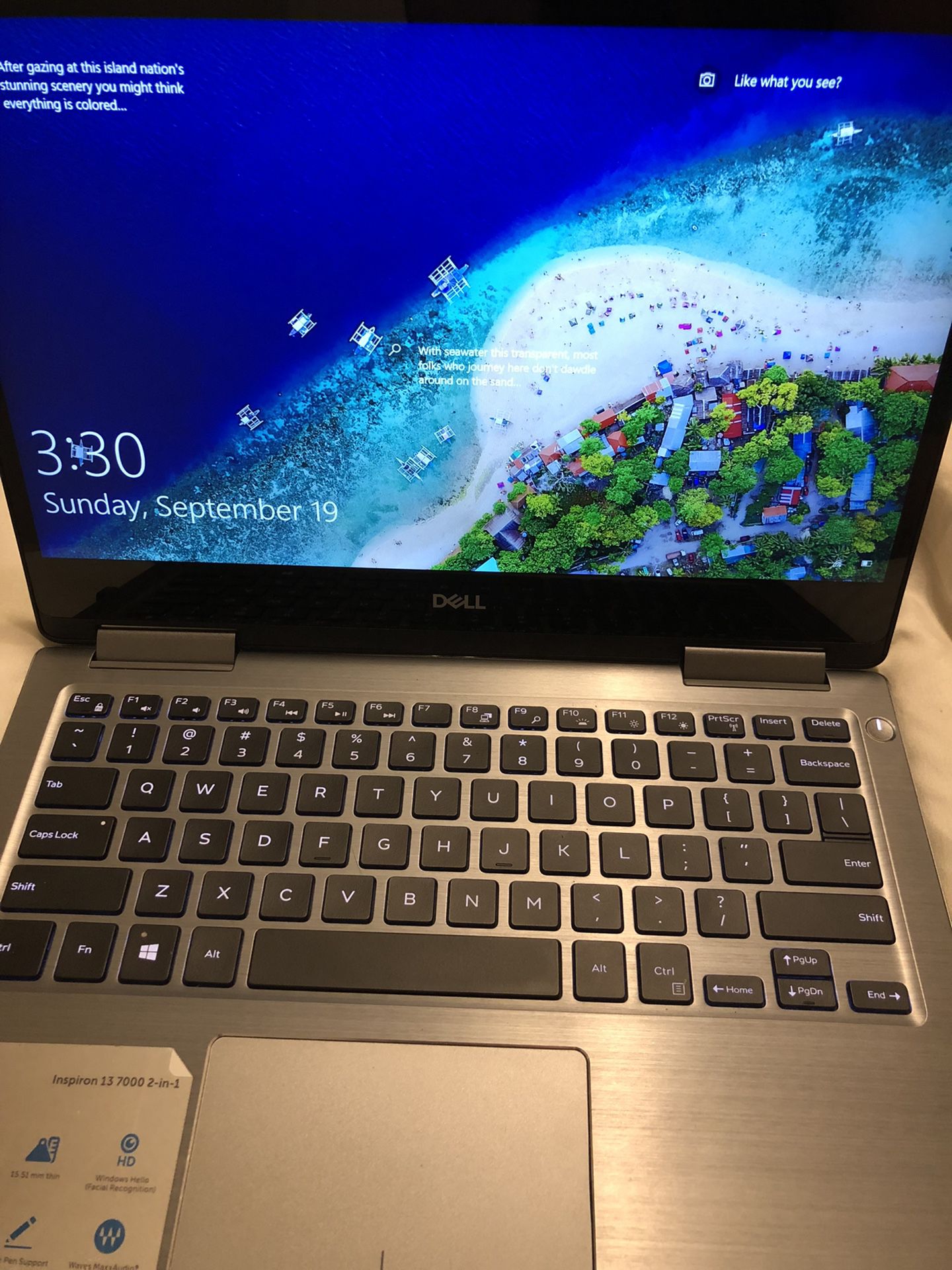 dell inspiron 13 7000 2 in 1 laptop