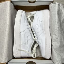 Nike Air Force 1 LE (GS) White/White Size 6Y Brand New