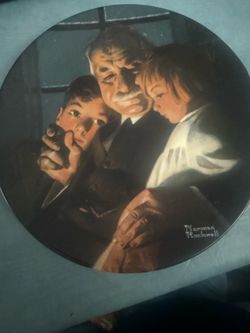 Bedtime Story by Norman Rockwell