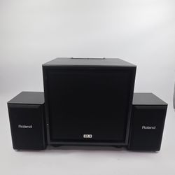Roland Cube Monitor Satellite Speakers Black CM-110/220
