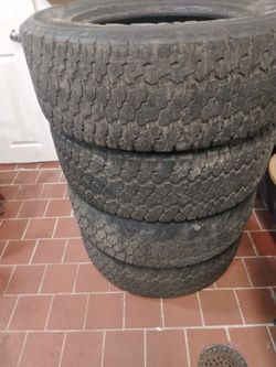 Lot of 4 Pre Owned Tires