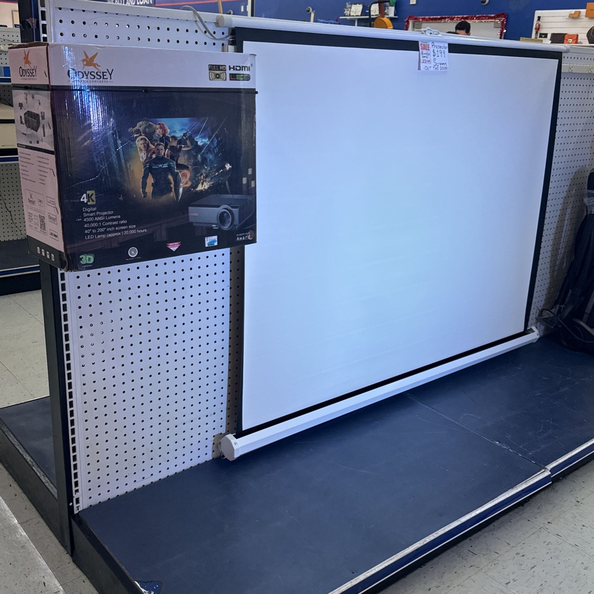 Projector Combo With Screen