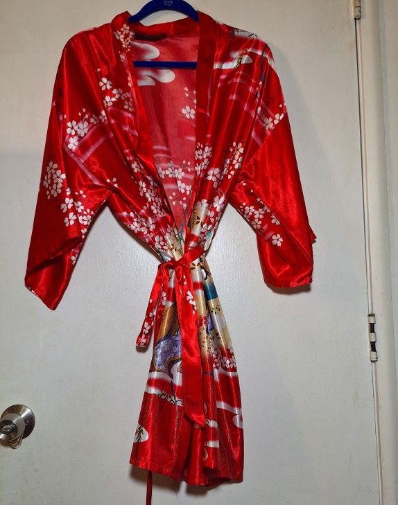 Kimono Silky Robe. XLarge