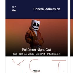 Pokemon Night Out, Marshmello, Alison Wonderland. 