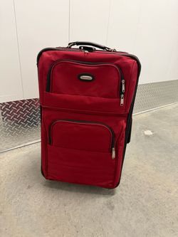 Protocol Medium Red Rolling Suitcase - Great Condition!
