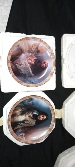 Decorated plates