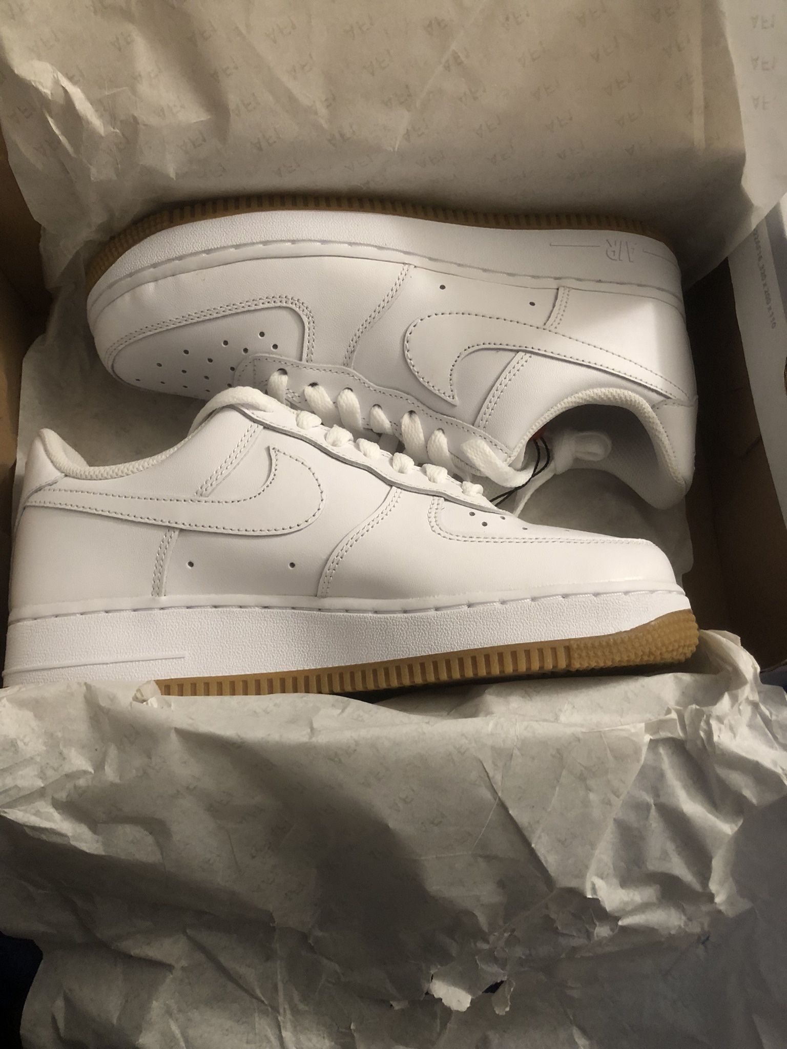  Air Force 1 ‘07 White Gummy Light Brown