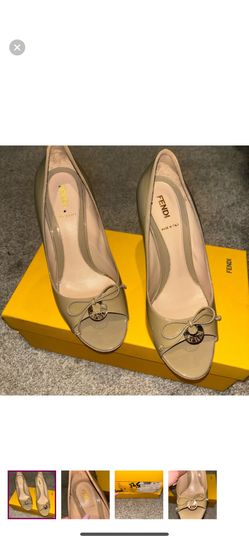 Fendi Heels Size 7 In A Half