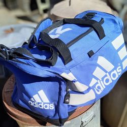 Adidas Athletic Blue Duffle Bag 