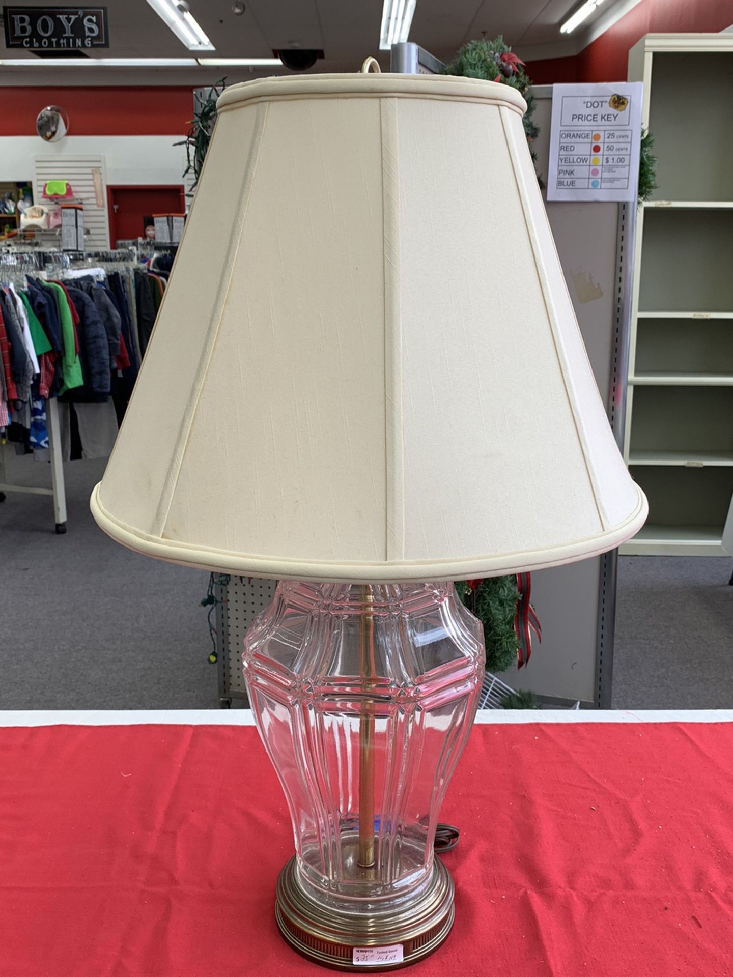 Fredrick Cooper Lamp With Ivory Lampshade