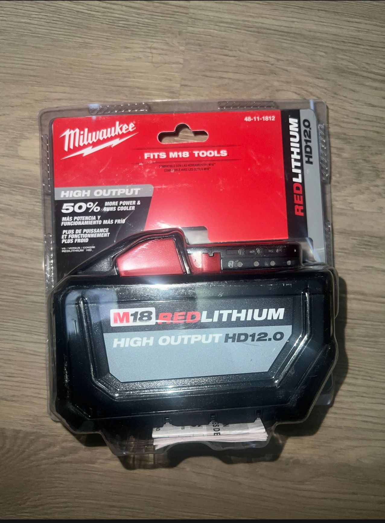 Milwaukee M18 18-Volt Lithium-Ion High Output 12.0Ah Battery Pack