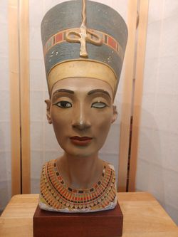 Egyptian Queen Nefertiti Sculpture Estate Purchased