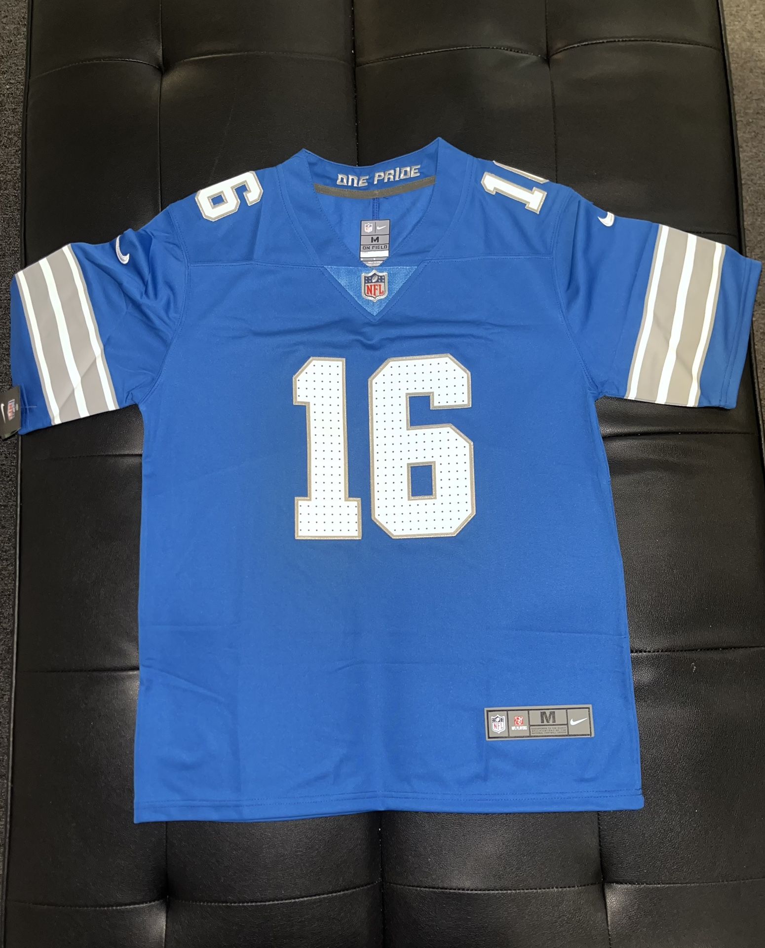 Brand New Detroit Lions Jared Goff Jersey Size Medium and Large