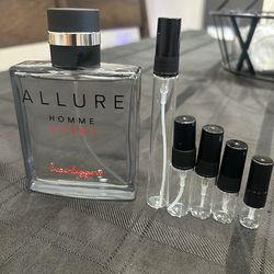 Chanel allure sport superleggera Decants