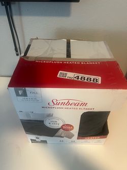 Sunbeam Microplush Heated Blanket Full Size