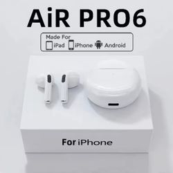 New Air Pro 6 Earbuds For iPhone and Android