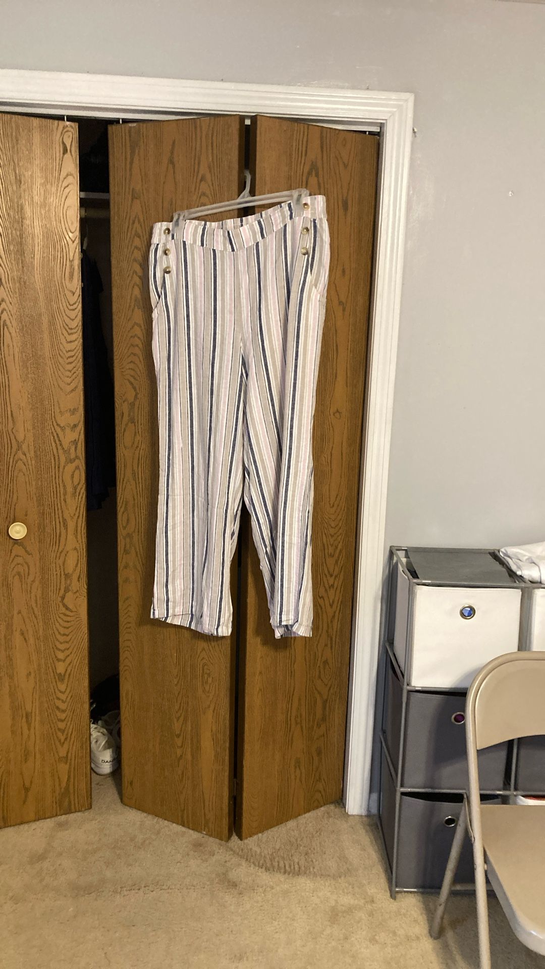 Striped summer pants