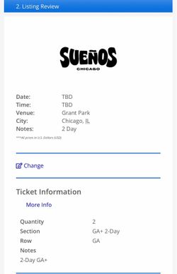 Sueños Tix