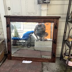 Mirror Coat Rack 
