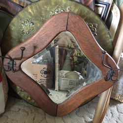 Vintage Etched Mirror