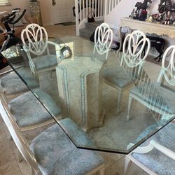 Glass Dining Table Set